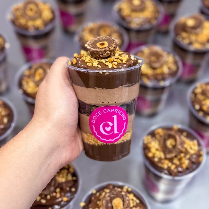 Mini Vulcão sabor Ferrero Rocher